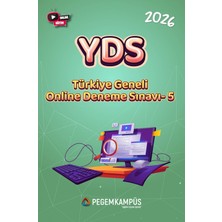 Pegem Kampüs 2026 YDS Türkiye Geneli Online Deneme Sınavı-5