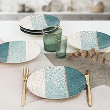 Mi-Ça Home Keramika Verdant Pasta Tabağı 20 cm 6 Adet - 19781