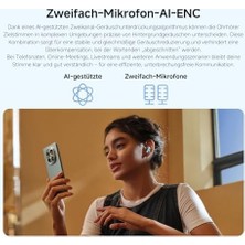 Mi-Ça Home Buds 8 Lite Beyaz Kulakiçi Kulaklık Tws - Anc Bt 5.4