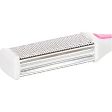 Mi-Ça Home Trina Pembe & Beyaz Saplı Topuk Rendesi (1 x 1 Adet)