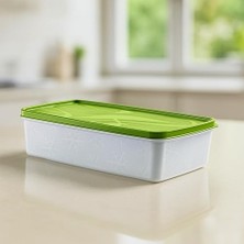 Mi-Ça Home Hobby Life Alaska 3’lü 2 Litre Saklama Kabı Seti – Hızlı Dondurma Için Uygun, Sızdırmaz Kapak ve -20°c’ye Dayanıklı (Yeşil)