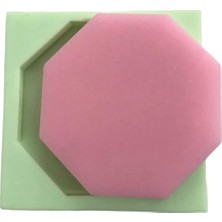 Mi-Ça Home Sekizgen Bardak Altlığı Silikon Epoksi Kalıbı 7X7X1