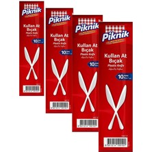 Mi-Ça Home Piknik Plastik Bıçak 10'lu