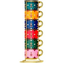 Mi-Ça Home Bialetti Istiflenebilir 6'lı Kahve Fincanı "teddy Bear"