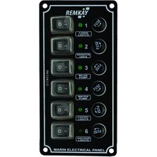 Remkay Tekne & Karavan 6lı Switch Sigorta Paneli
