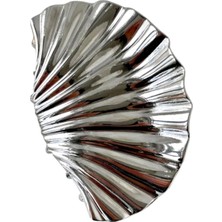Merve Takı Büyük Silver Istiridye Mandal Toka