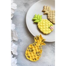 Mi-Ça Home Ananas Hamur Şekillendirici/kurabiye Kalıbı - Sarı