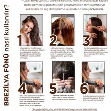Daisy Home Evde Brezilya Fönü & Keratin Botoksu, Kokusuz ve Dumansız Saç Düzleştirme, Yoğun Keratin Bakımı, Koruma Onarma ve Beslemeye Yardımcı Çift Yönlü Yoğun Saç Bakım Seti 3X100ML