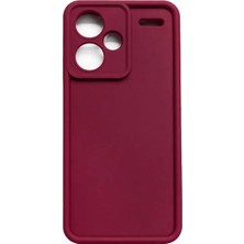 Fenza Mi Redmi Note 13 Pro Plus Uyumlu Kamera Çıkıntılı Mat Silikon Telefon Kılıfı