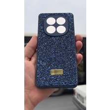 İzel Aksesuar Redmi Note 14 Pro 4g Içi Kadife Taşlı Işıltılı Pırlanta Silikon Kapak Kılıf