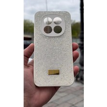 İzel Aksesuar Redmi Note 15 Pro 5g Içi Kadife Taşlı Işıltılı Pırlanta Silikon Kapak Kılıf