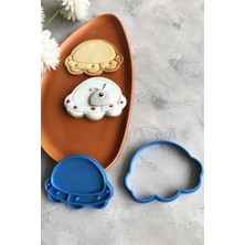 Mi-Ça Home Uzay Aracı Hamur Şekillendirici/kurabiye ve Oyun Hamur Kalıbı
