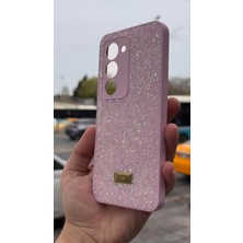 İzel Aksesuar Redmi 15 Içi Kadife Taşlı Işıltılı Pırlanta Silikon Kapak Kılıf