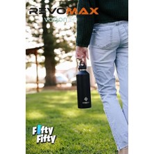 Mi-Ça Home Revomax 592 ml Büyük Kapasiteli Özel Kapak Sistemli 18SAAT Sıcak/36 Saat Soğuk Çelik Termos -592ML