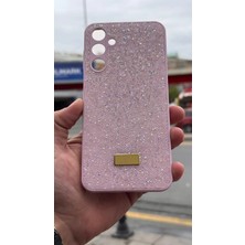 İzel Aksesuar Samsung Galaxy A16  Içi Kadife Taşlı Işıltılı Pırlanta Silikon Kapak Kılıf