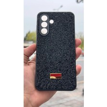 İzel Aksesuar Samsung Galaxy A36 5g  Içi Kadife Taşlı Işıltılı Pırlanta Silikon Kapak Kılıf