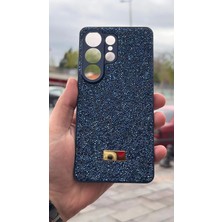 İzel Aksesuar Samsung Galaxy S26 Ultra  Içi Kadife Taşlı Işıltılı Pırlanta Silikon Kapak Kılıf