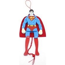 Cm Store Ahşap Sallanan Süperman Figürü