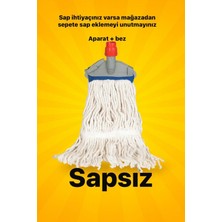PremiumPort Yumuşak Tüylerle Temizlik Için Kullanışlı Islak Mop Paspas Takımı