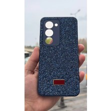 İzel Aksesuar Redmi 15 Içi Kadife Taşlı Işıltılı Pırlanta Silikon Kapak Kılıf