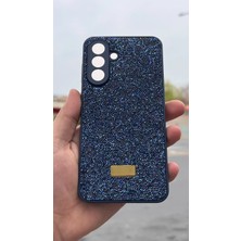İzel Aksesuar Samsung Galaxy A56 5g  Içi Kadife Taşlı Işıltılı Pırlanta Silikon Kapak Kılıf