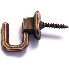 Uravas Store Vidalı Kanca, Askı Küçük - 15X23MM, Eskitme - 1 Adet