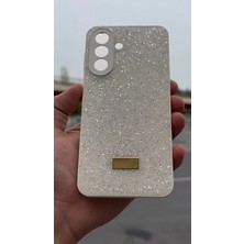İzel Aksesuar Samsung Galaxy A57 5g  Içi Kadife Taşlı Işıltılı Pırlanta Silikon Kapak Kılıf