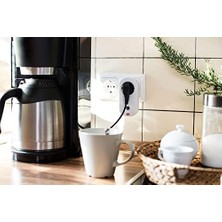 Daisy Home Uzaktan Kontrol Seti, Rcs 1000 N, Uzaktan Kumandalı Priz Seti (El Kumandası ve Çocuk Emniyetli) Renk: Beyaz