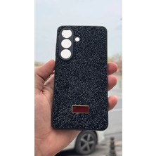 İzel Aksesuar Samsung Galaxy S26  Içi Kadife Taşlı Işıltılı Pırlanta Silikon Kapak Kılıf