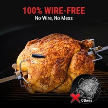 Mi-Ça Home Thermopro TP970 Tempspike Plus Tam Kablosuz Akıllı Et Termometresi, 182M Ultra Menzilli Bluetooth Barbekü ve Fırın Isı Ölçer