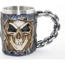 Cm Store Paslanmaz Çelik Kurukafa Kupa Bardak