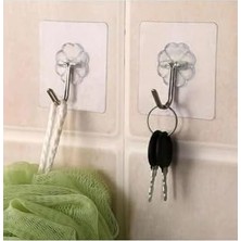 Daisy Home Life 5 Adet Şeffaf Yapışkanlı Kancalı Duvar Askısı MIT1196