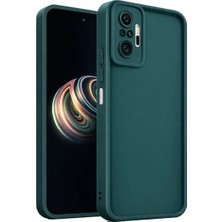Fenza Mi Redmi Note 10 Pro ve Redmi Note 10 Pro Max Uyumlu Kamera Çıkıntılı Mat Silikon Telefon Kılıfı