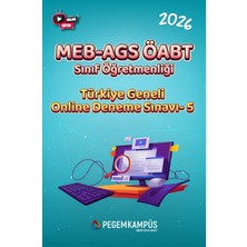Pegem Kampüs 2026 MEB-AGS ÖABT Sınıf Öğretmenliği Türkiye Geneli Online Deneme