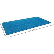 Daisy Home Polietilen Solar Branda 380 x 180 Cm, Mavi, Köşeli