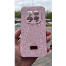 İzel Aksesuar Redmi Note 15 Pro 5g Içi Kadife Taşlı Işıltılı Pırlanta Silikon Kapak Kılıf