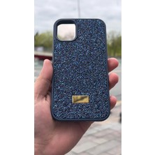 İzel Aksesuar Apple Iphone 11 Içi Kadife Taşlı Işıltılı Pırlanta Silikon Kapak Kılıf