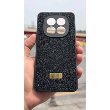 İzel Aksesuar Redmi Note 15 Pro 4g Içi Kadife Taşlı Işıltılı Pırlanta Silikon Kapak Kılıf