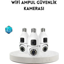 Lims Store Ampul Tipi Wifi Kamera 2mp Lensli Full Hd Görüntü ve Akıllı Hareket Algılama