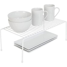 Mi-Ça Home Tel Organizer Dolap Depolama Rafı 22X40CM Beyaz (1)