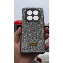 İzel Aksesuar Redmi Note 14 Pro 4g Içi Kadife Taşlı Işıltılı Pırlanta Silikon Kapak Kılıf