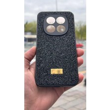 İzel Aksesuar Redmi Note 15 Pro 5g Içi Kadife Taşlı Işıltılı Pırlanta Silikon Kapak Kılıf