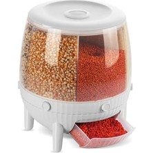 Daisy Home Life 6 Bölmeli 360 Derece Dönebilen 6 Lt Bakliyat Organizeri MIT1038