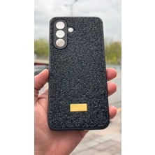 İzel Aksesuar Samsung Galaxy A26 5g  Içi Kadife Taşlı Işıltılı Pırlanta Silikon Kapak Kılıf