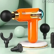 Cm Store Yeni Nesil Darbeli Titreşimli Şarjlı Sporcu Masaj Tabancası 4 Başlıklı LC-002 (5067)