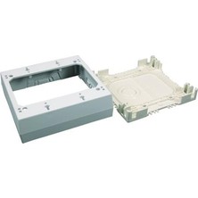 Daisy Home Plastik Metalik Olmayan Yarış Pisti, Uzatma Gücü, Duvar Üstü 2-Gang Kutusu, Beyaz, Nmw3-2