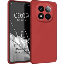 Daisy Home Silicone 14 Pro 4g Için Kılıf Kırmızı [ 14 Pro 4g ile Uyumlu Kılıf - Kırmızı]