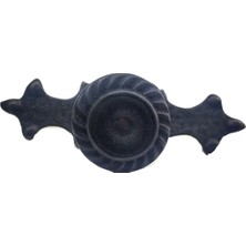 Uravas Store Antika Tarz Dekoratif Pirinç Çizgili Düğme - 35X100 Mm, Büyük, Oksit