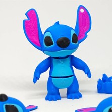 Brand House Stitch V2 Anahtarlık 3D Flexi Çok Renkli Sevimli Çanta Süsü Bag Charm Hediyelik
