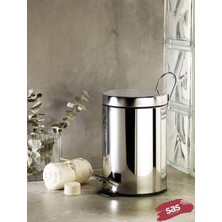 Daisy Home Krom Pedallı Çöp Kovası 3 Lt Eko
